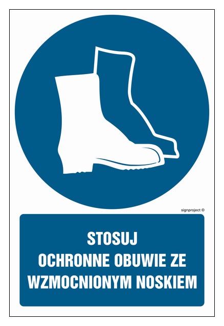 GL030 Stosuj ochronne obuwie ze wzmocnionym noskiem